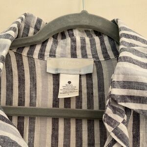 The House of Woo/ Woo, cotton stripe oversized dress, medium